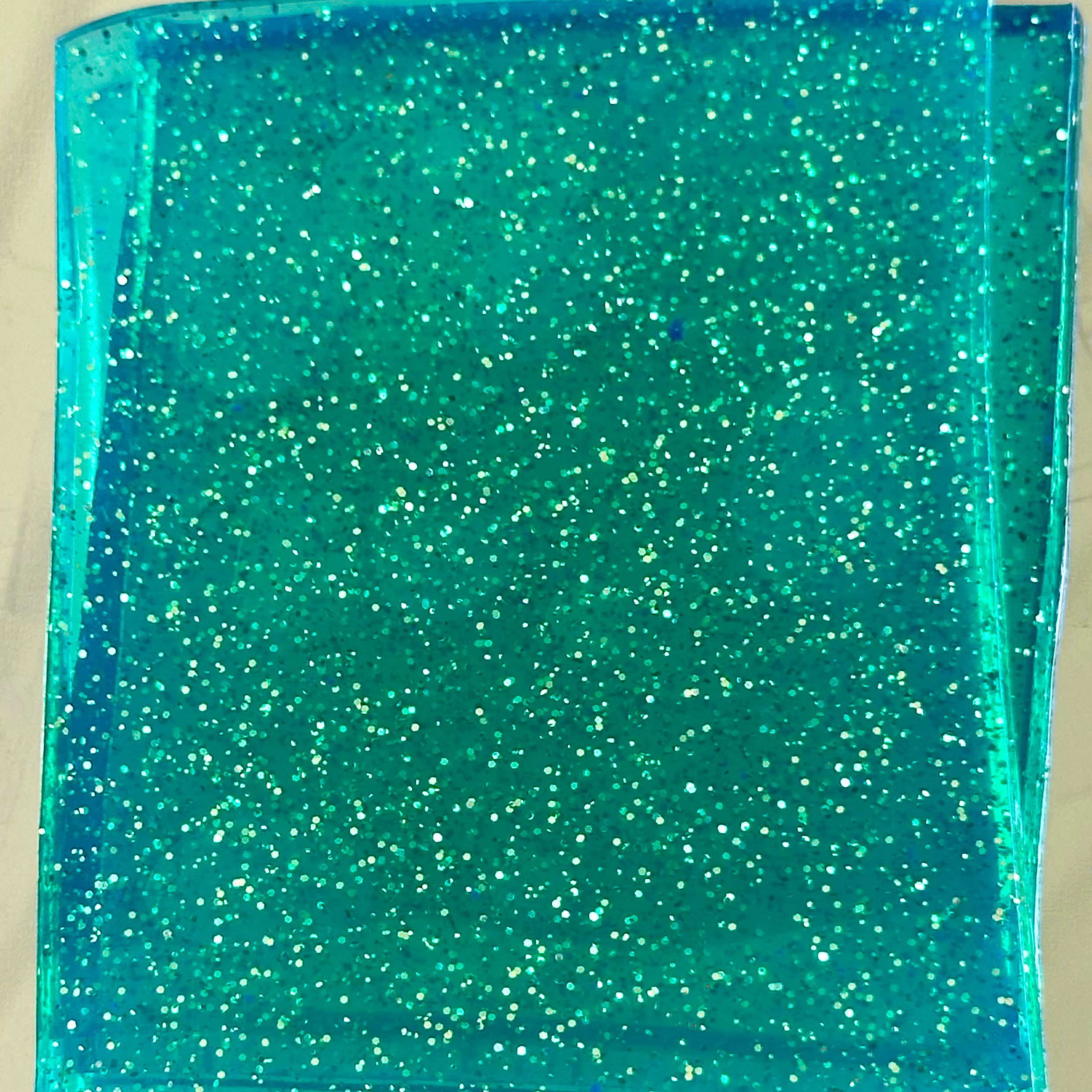 Block - Aqua Gold Flake