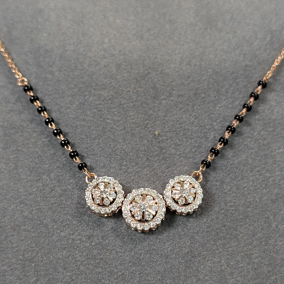 Floral Trio Mangalsutra