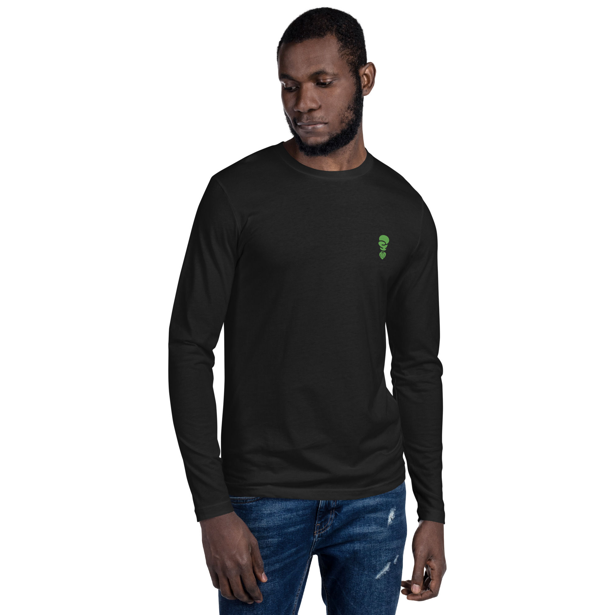 PBN Long Sleeve Fitted Crew