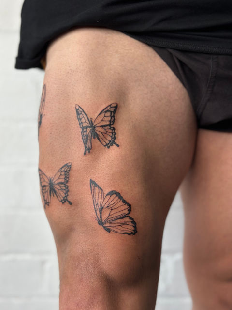 Fine Line Nature Tattoos