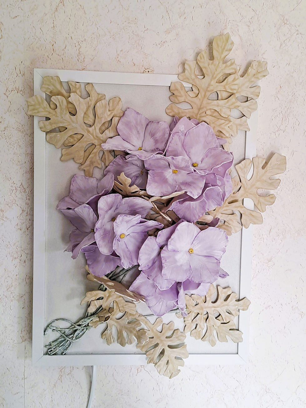 Miniatyrbild: Tand tavla i mjuka färger - konstnärlig blomkomposition