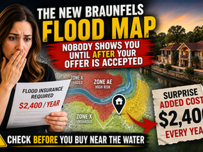 New Braunfels Flood Zones: The $2,400/Year Surprise That Can Blow Up Your Budget