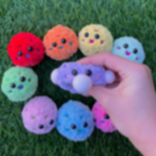 Stress Blobs Fidget Toy/ Crochet Stress Ball