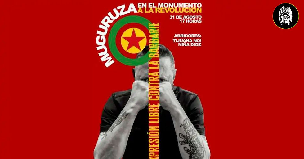 Fermín Muguruza en el Monumento a la Revolución