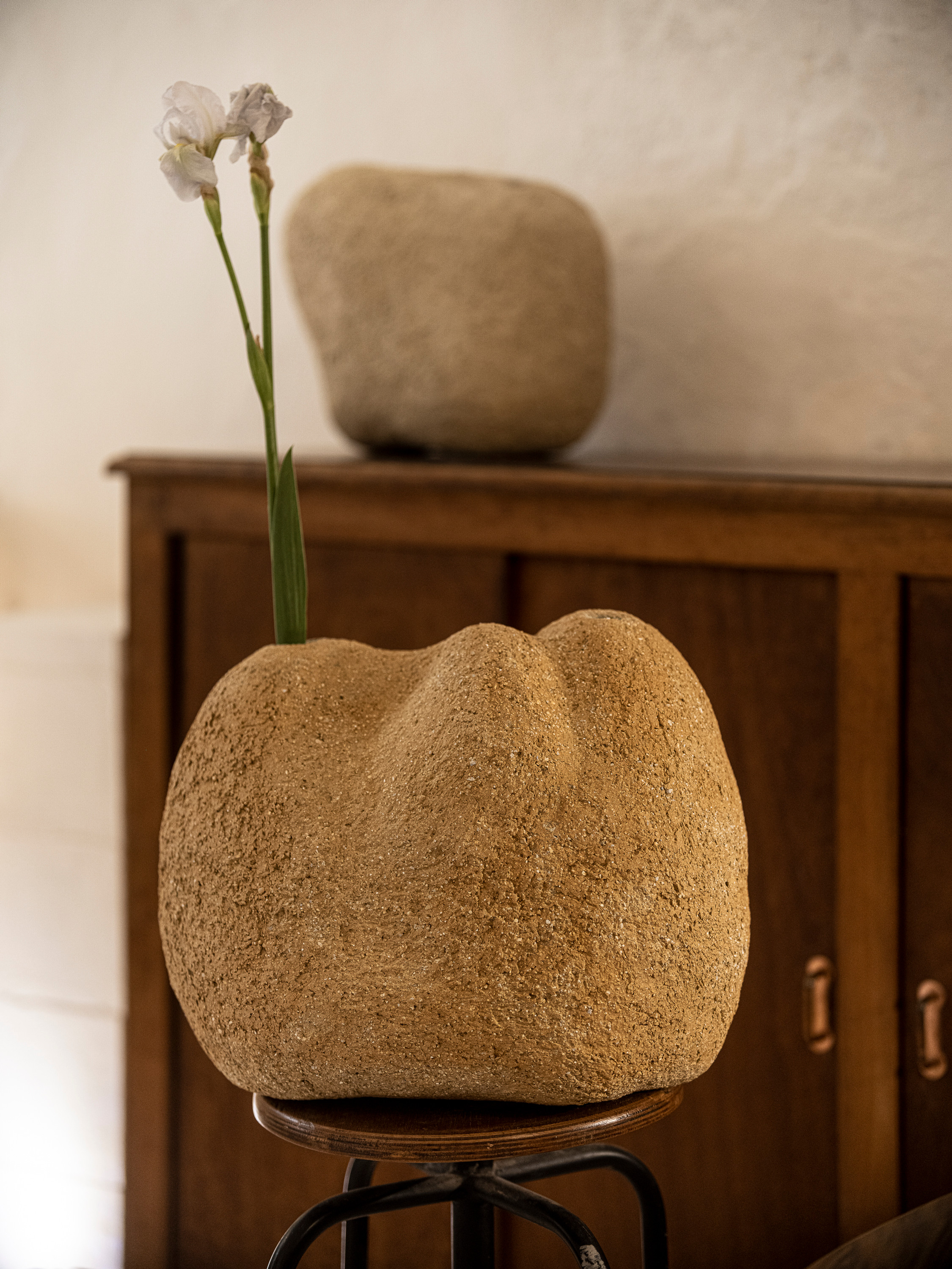 Grand vase rocher