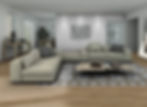 Effet carreaux ciment en tapis avec effet parquet