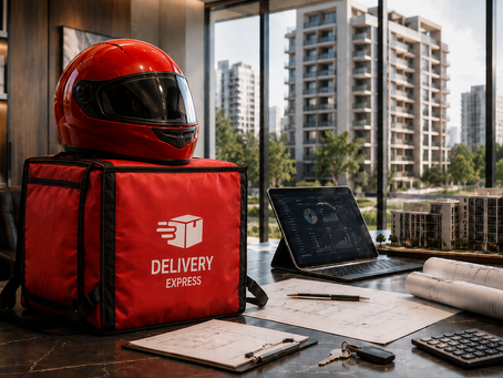 Delivery comprando apartamento na construtora