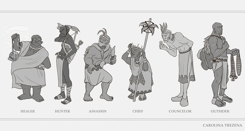 Tribe Gray Scale