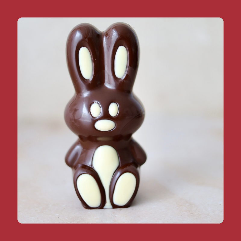 Paaskonijn 20 cm - ingekleurd - puur