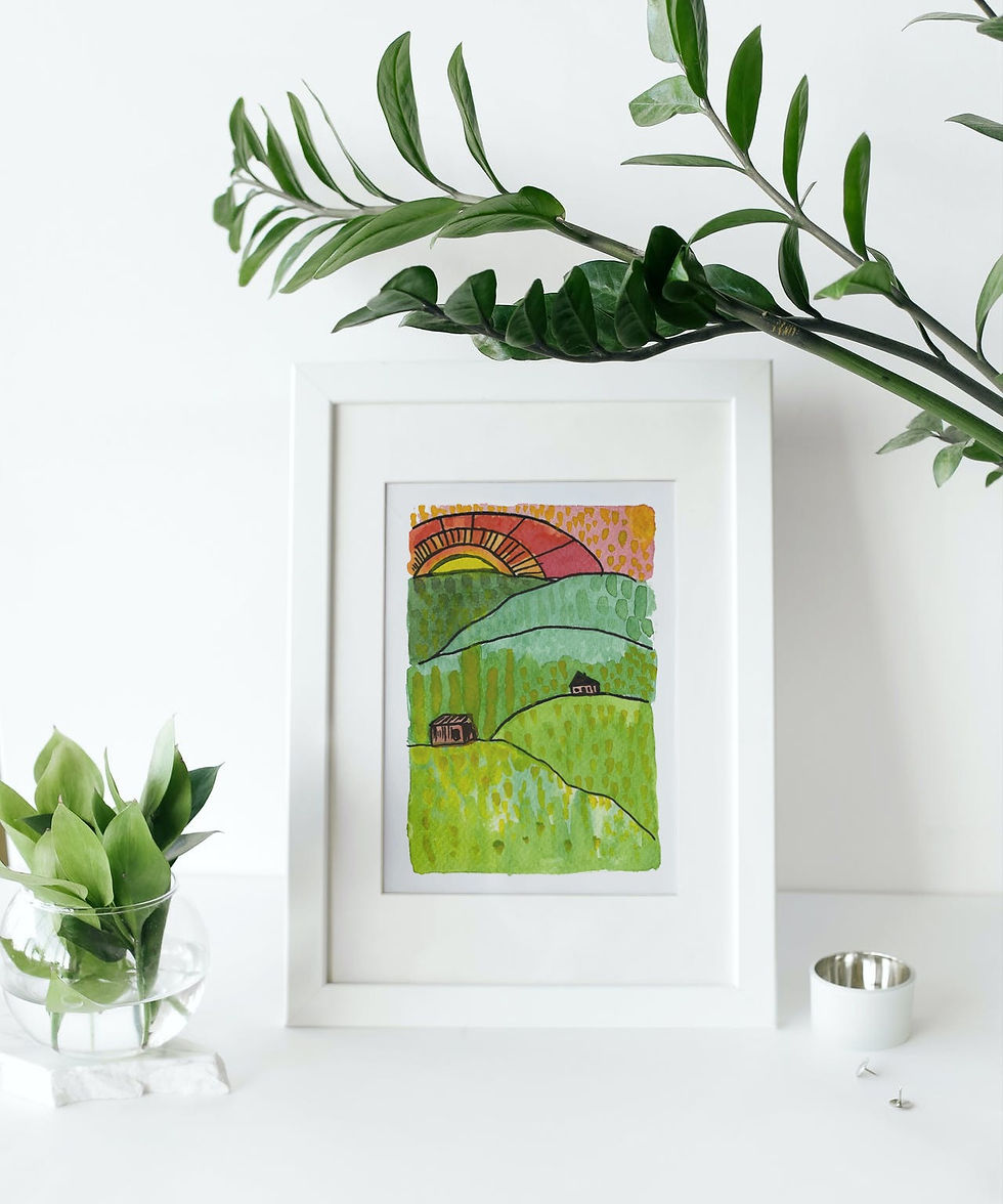 Thumbnail: Earthship series, Giclée Prints, 5x7