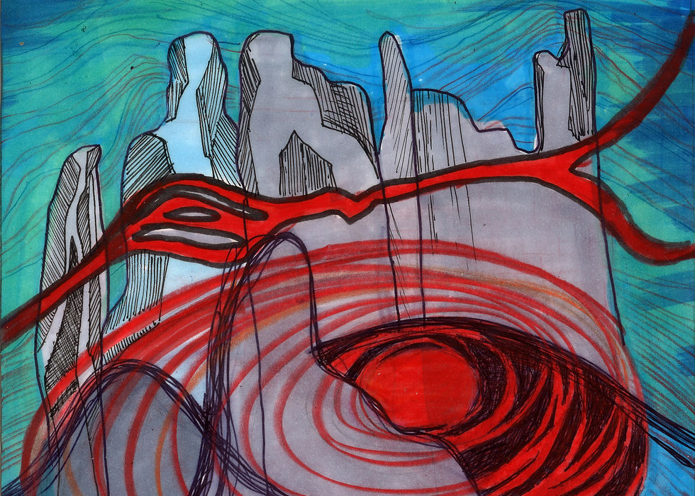 Thumbnail: 4 pack- Travel Series - Art Card