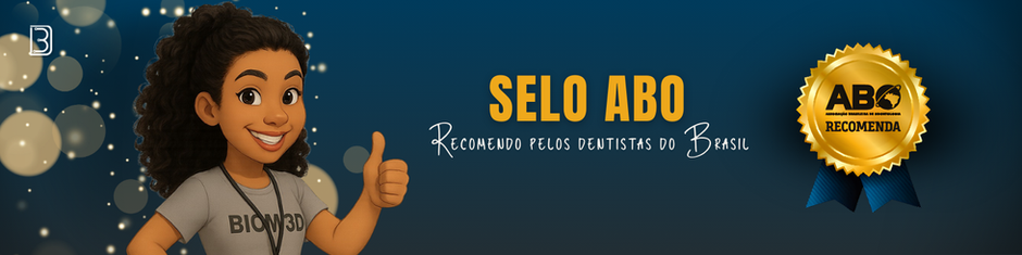 Biom 3D conquista o Selo ABO Recomenda e eleva ainda mais o padrão de qualidade em produtos odontológicos