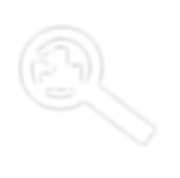 A magnifying glass icon showing a graph closeup