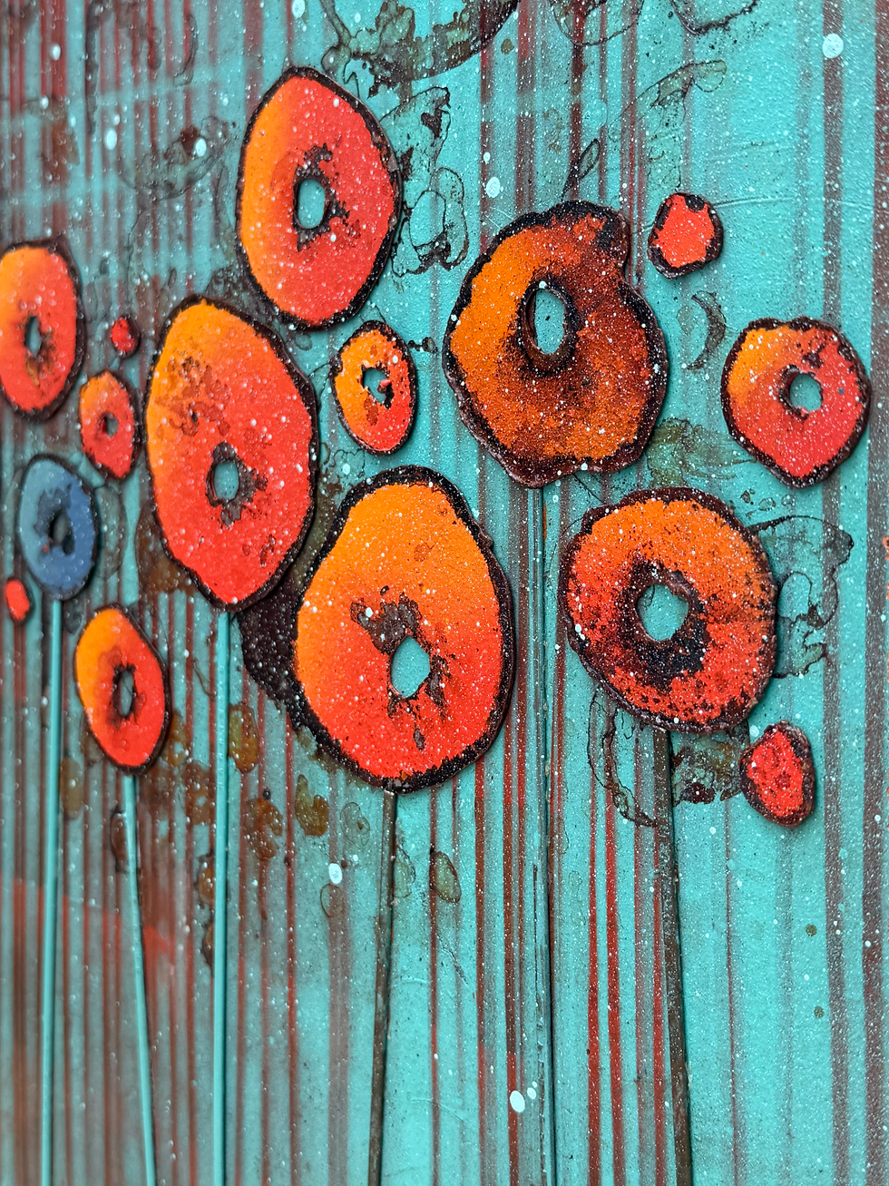 Thumbnail: Poppies in a Turquoise World