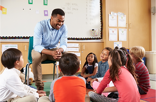 Teacher faciliating personalized learning