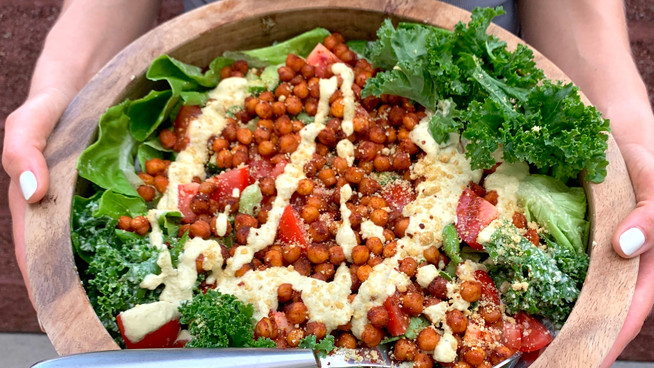 Ensalada Cesar Vegana