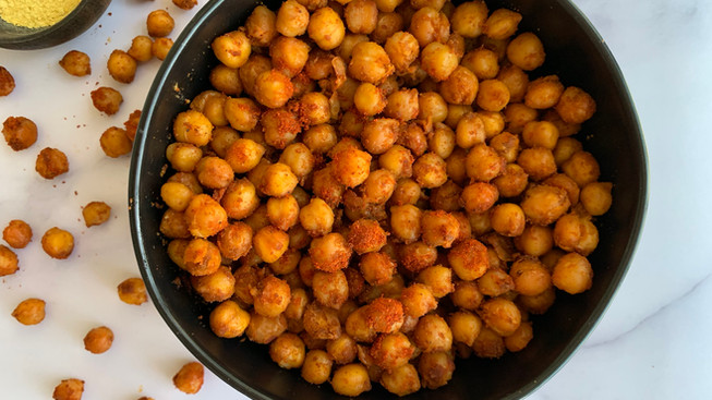 Garbanzos Crujientes y Picantes