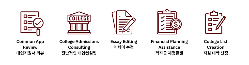 미국대입컨설팅, 뉴욕컬리지컨설팅, 뉴저지컬리지컨설팅, 커먼앱리뷰, 컬리지에세이