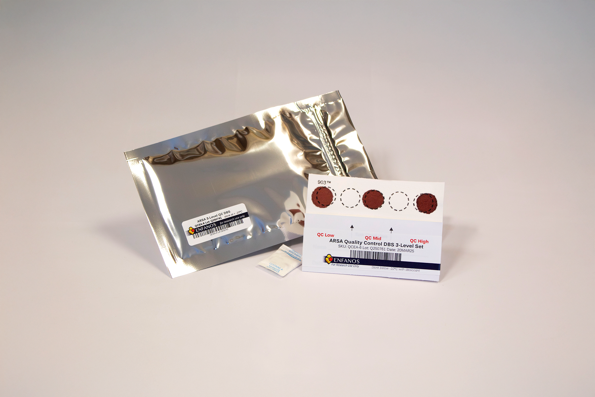 ARSA QC DBS Set, 3 Levels