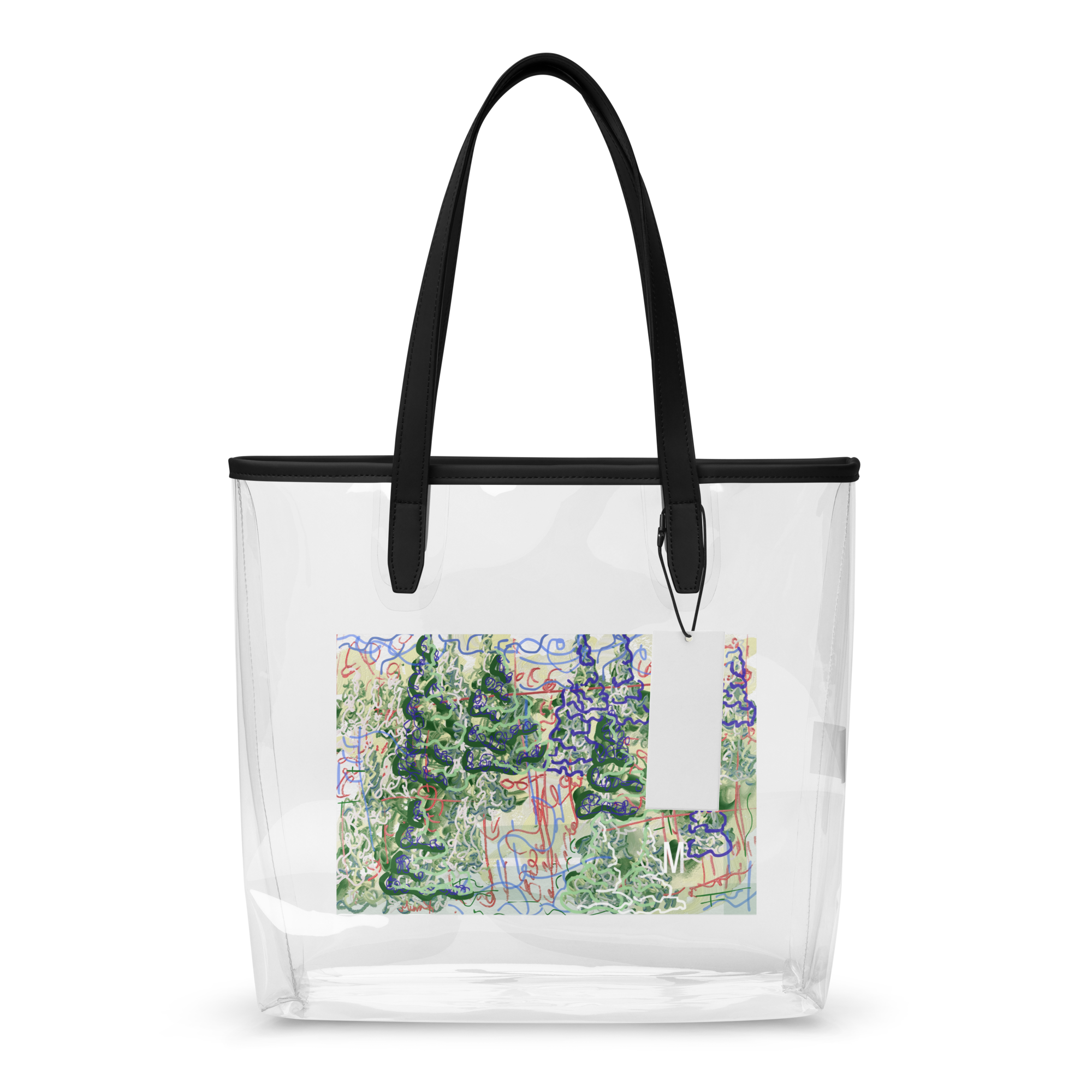 The Blue Series 00.6 Clear tote bag