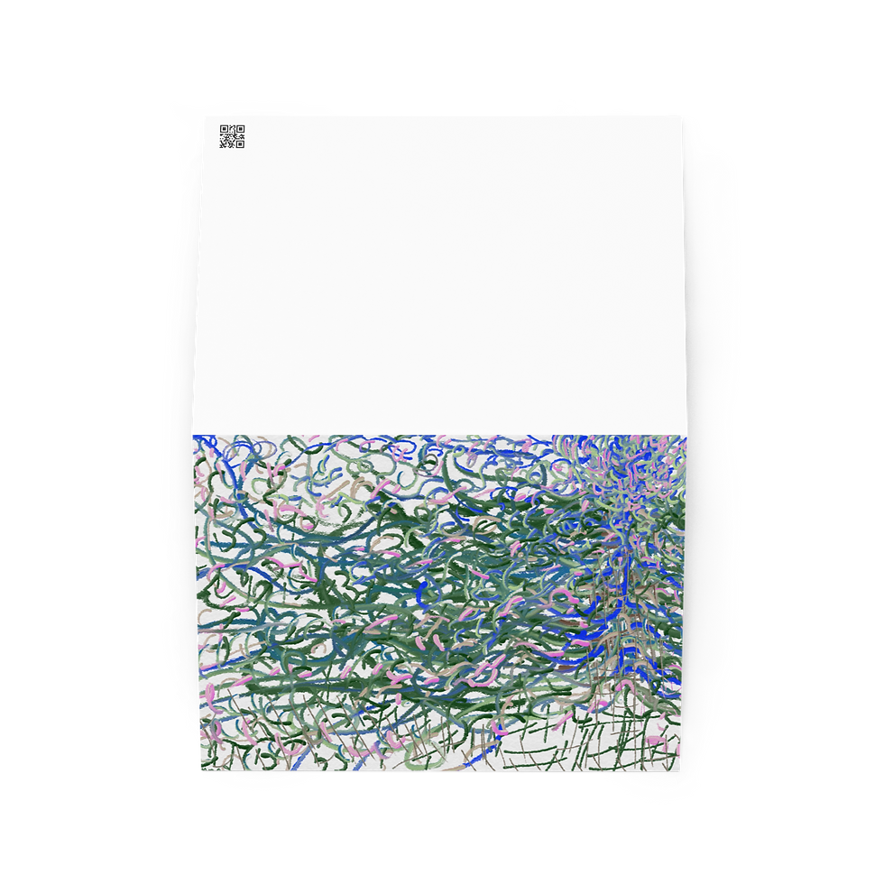 Thumbnail: Blue 00.3 Greeting card