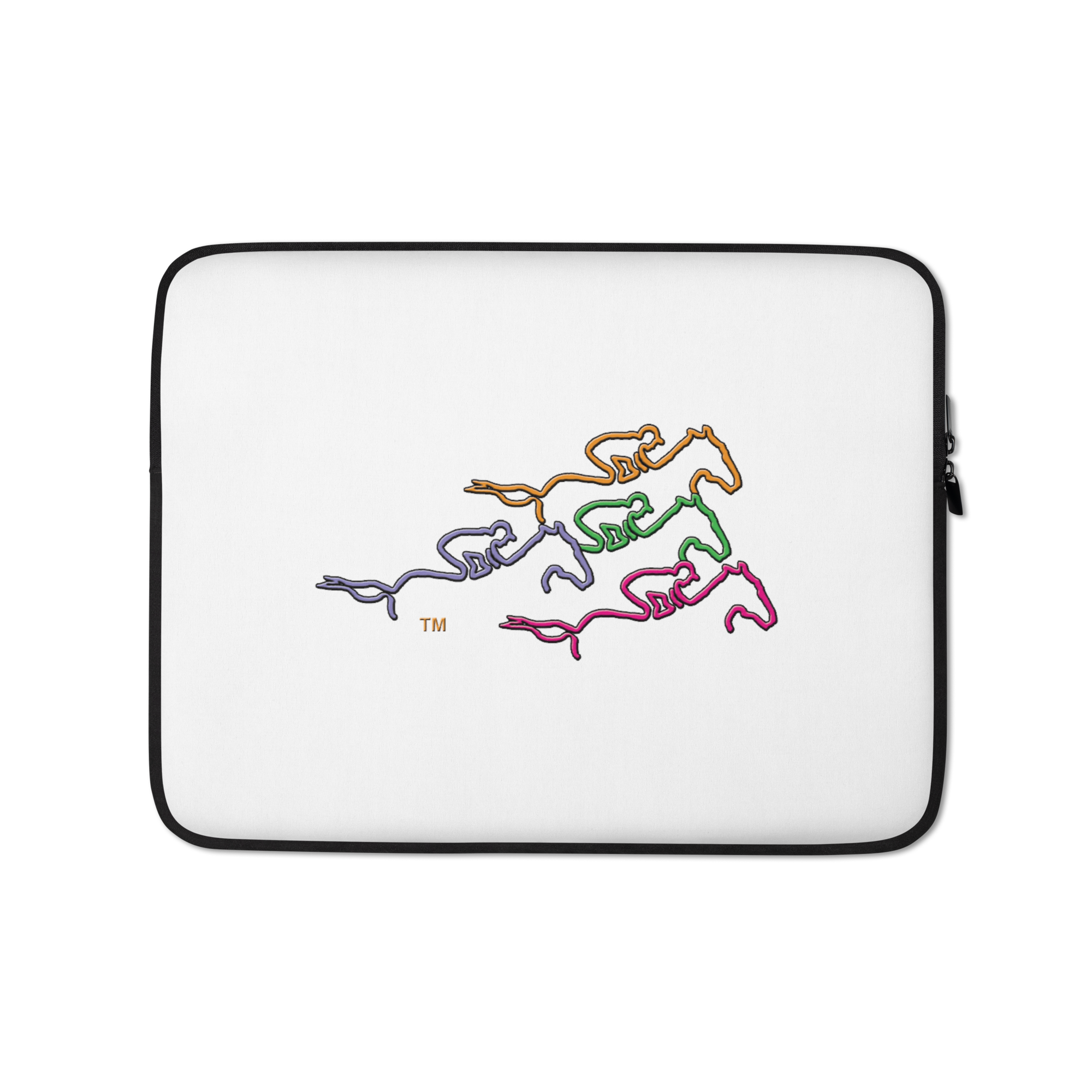 Horse and Jockey Laptop Sleeve