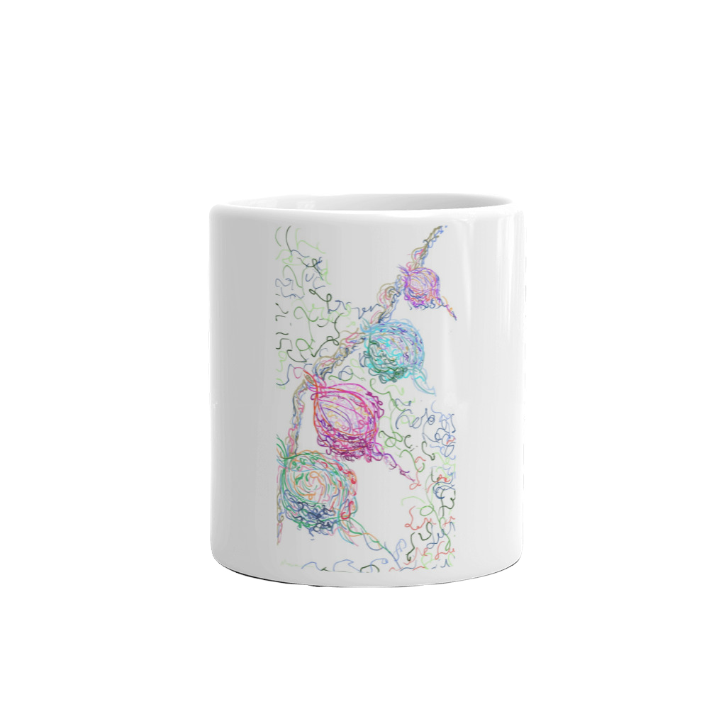 Feliz Navidad White glossy mug
