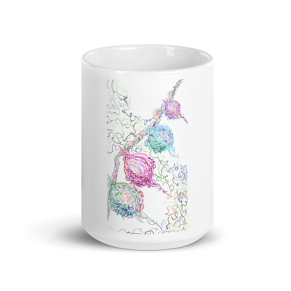 Thumbnail: Feliz Navidad White glossy mug
