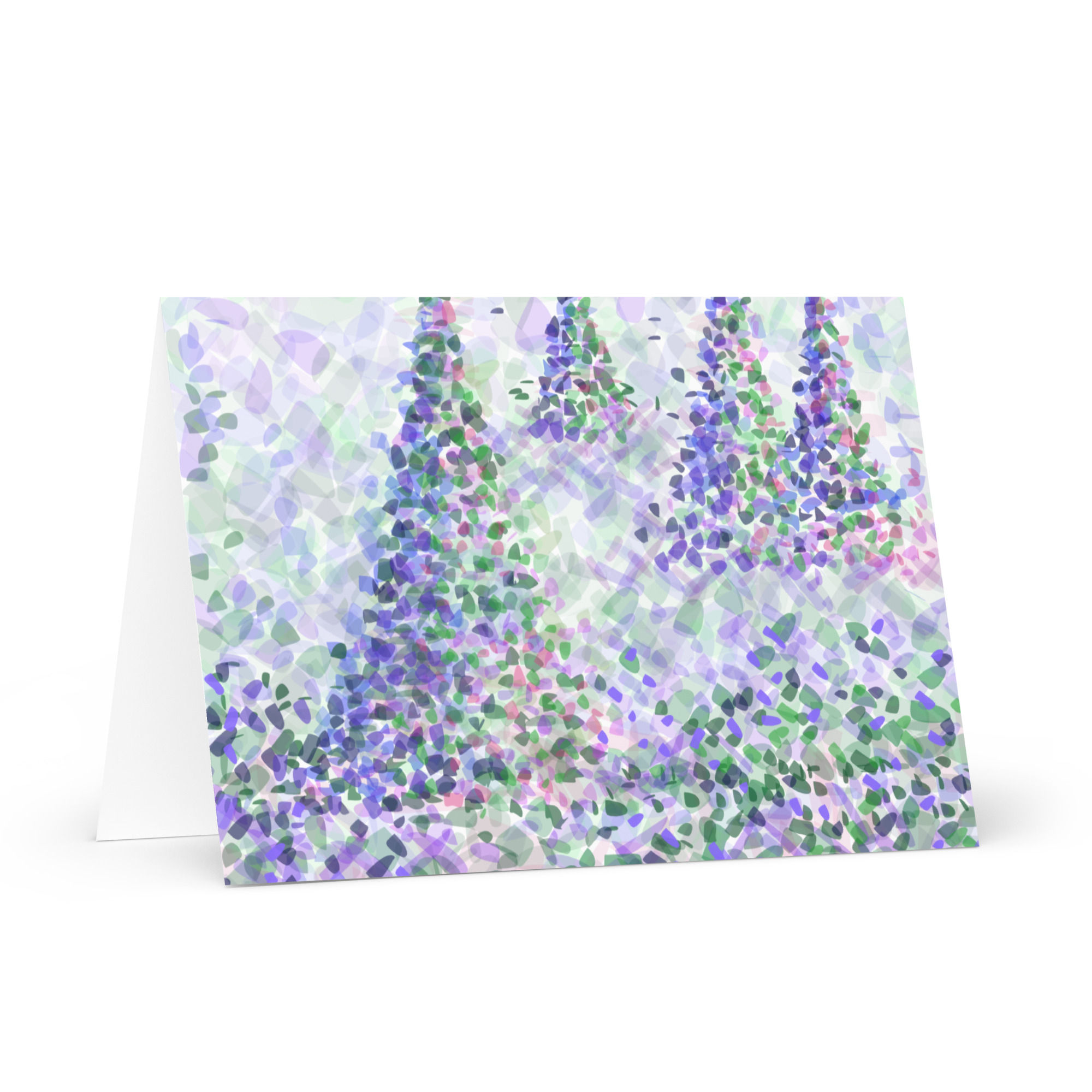 Blue 00.1 Greeting card