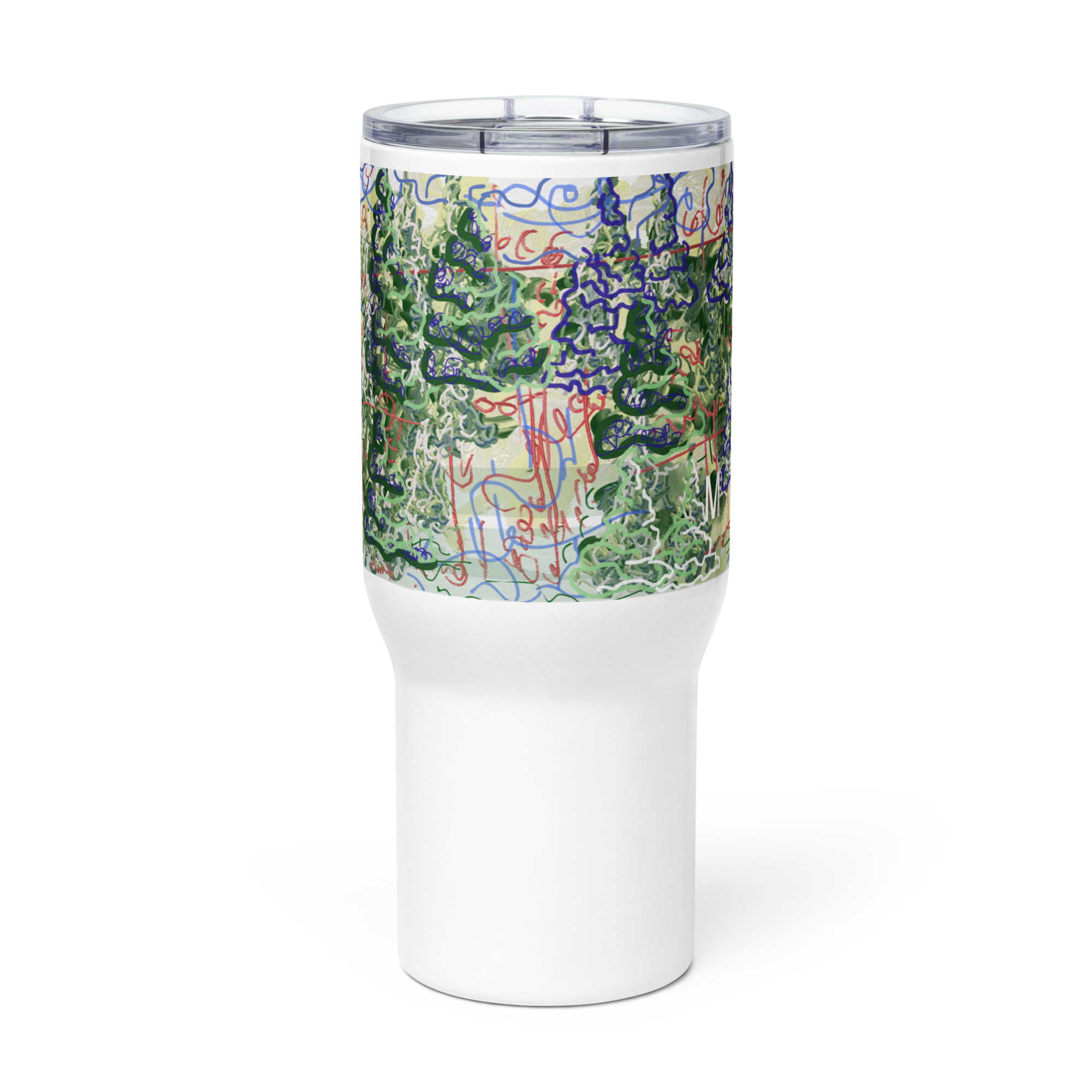 The Blue Series 00.6 Travel mug with a handle