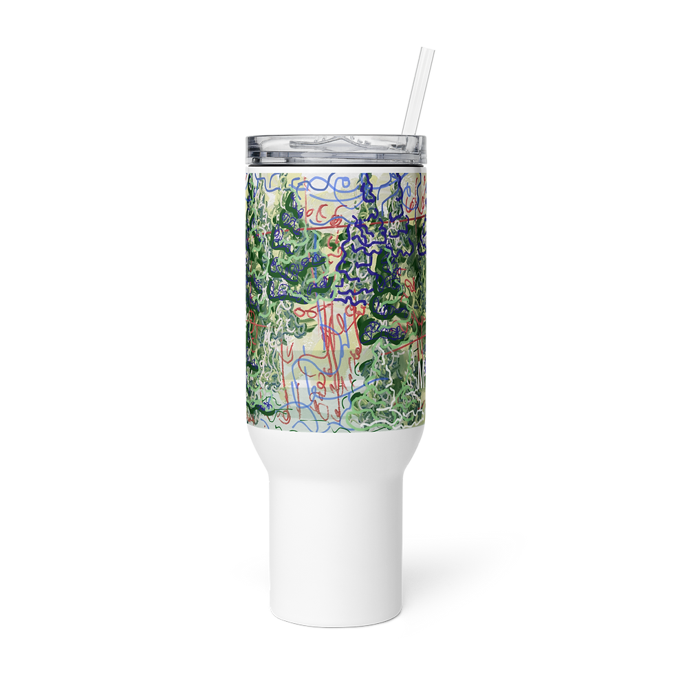 Thumbnail: The Blue Series 00.6 Travel mug with a handle