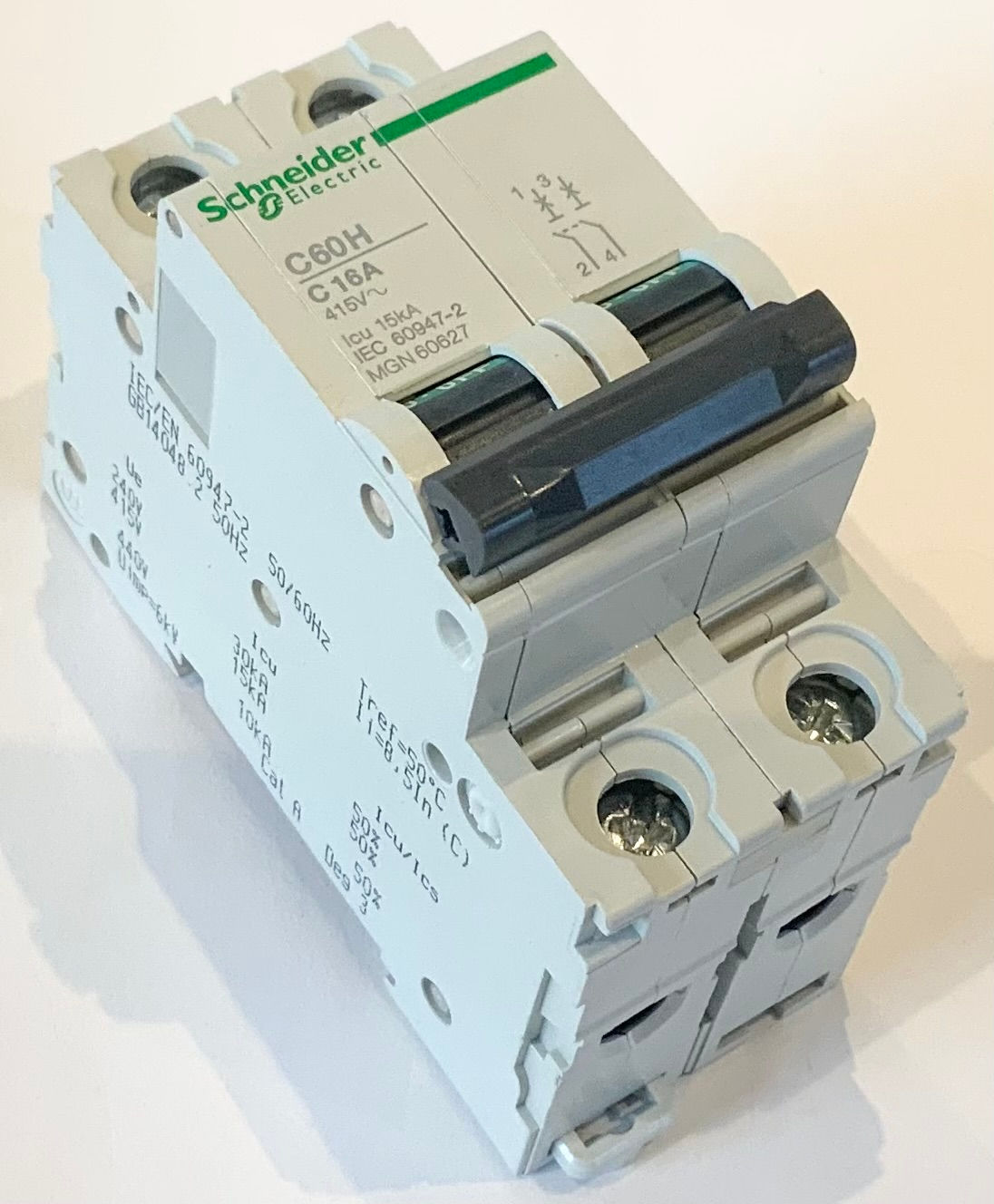 Schneider C60H C16 MCB 2P 16A Type C MGN60627