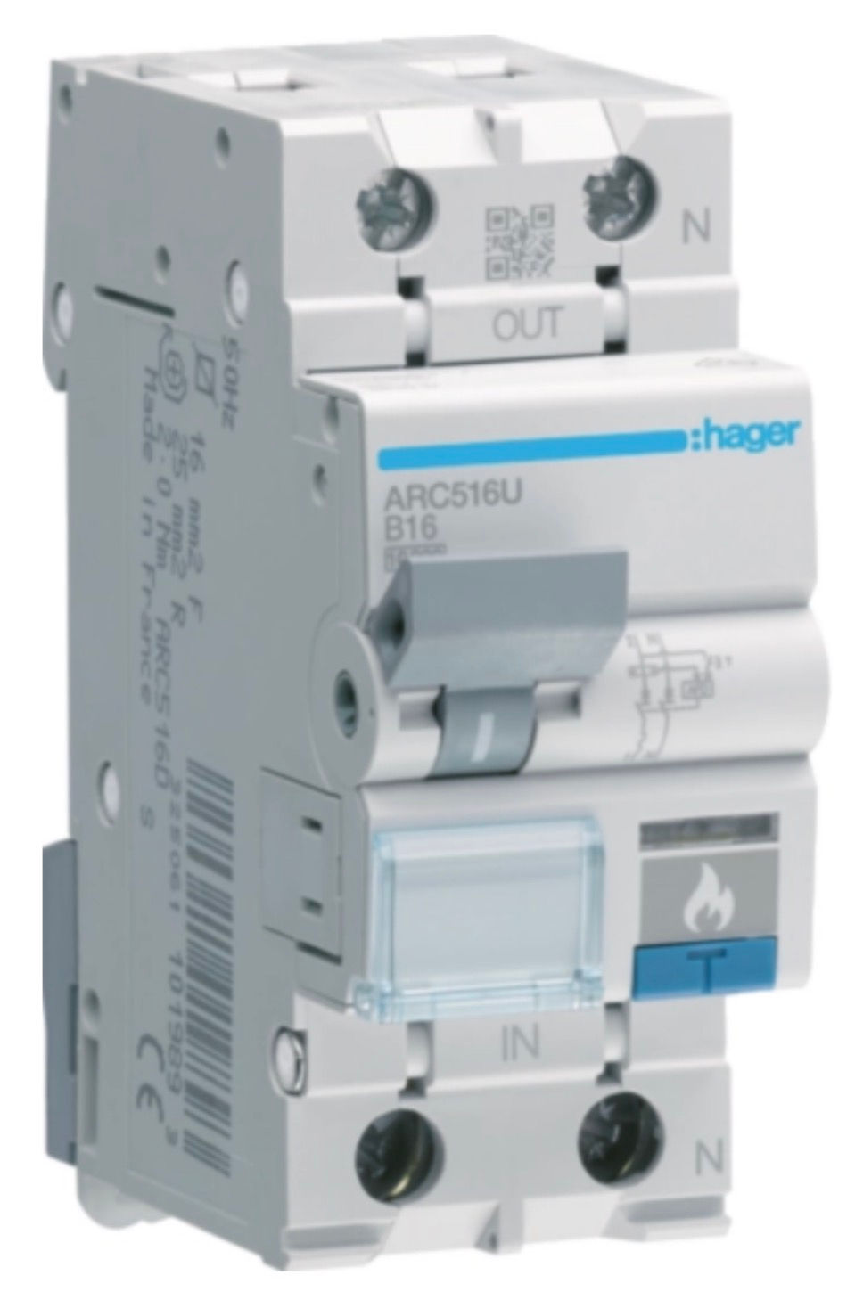 Hager ARC516U AFDD B16 1P+N 10kA 2M