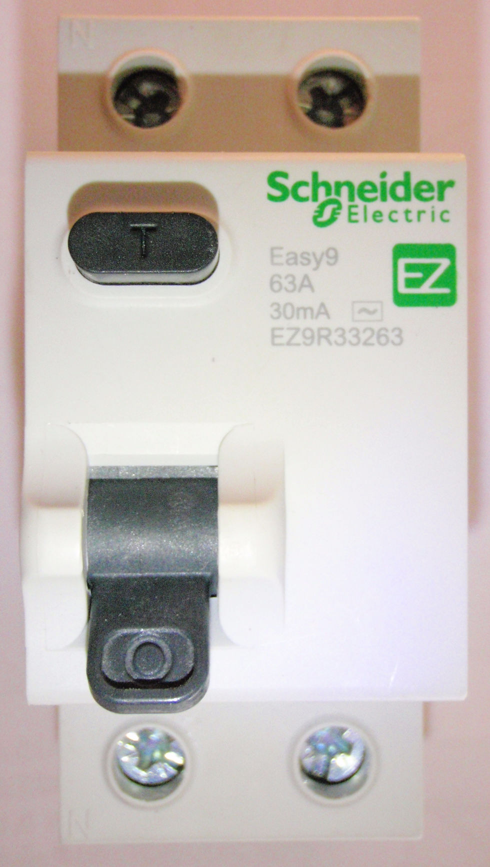 Schneider EZ9R33263 RCD 63A 30mA Easy9 RCCB 2P AC-Type