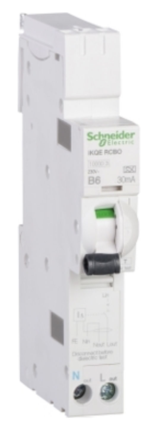Schneider SEE106B03 RCBO iKQE 1PPNs 6A B 30mA A-type