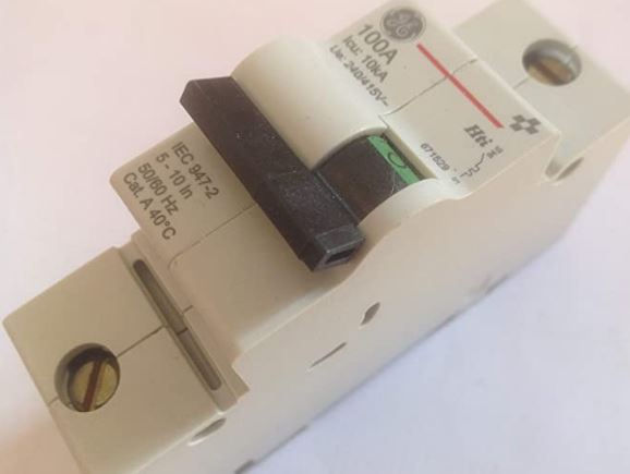 GE HTi C100 MCB 100A Single Pole Type C 671529