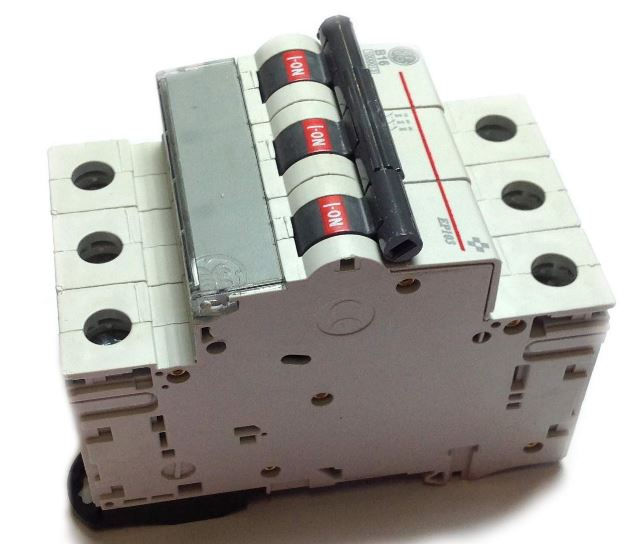 GE EP103B16 MCB B16 3P 16A Type B 672379