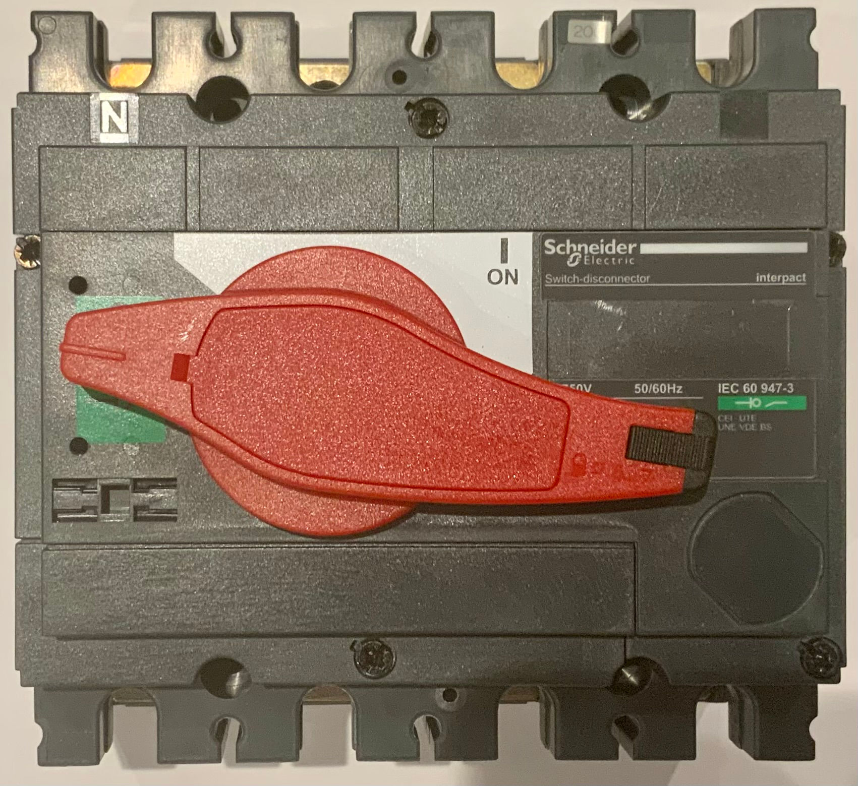 Schneider 75201841A Switch Disconnector 200A 4P Front