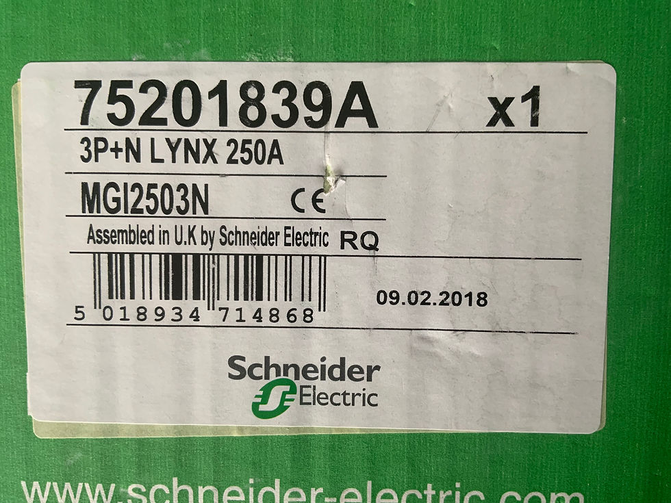 Thumbnail: Schneider 75201839A 250A Switch Disconnector MGI2503N Box