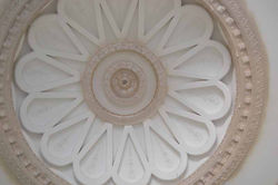 Carved Gypsum in process