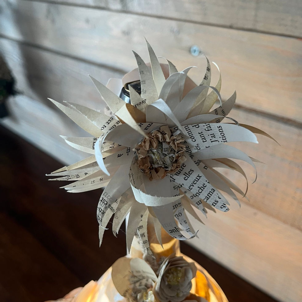 Fleur qui se trouve au niveau du bouchon 