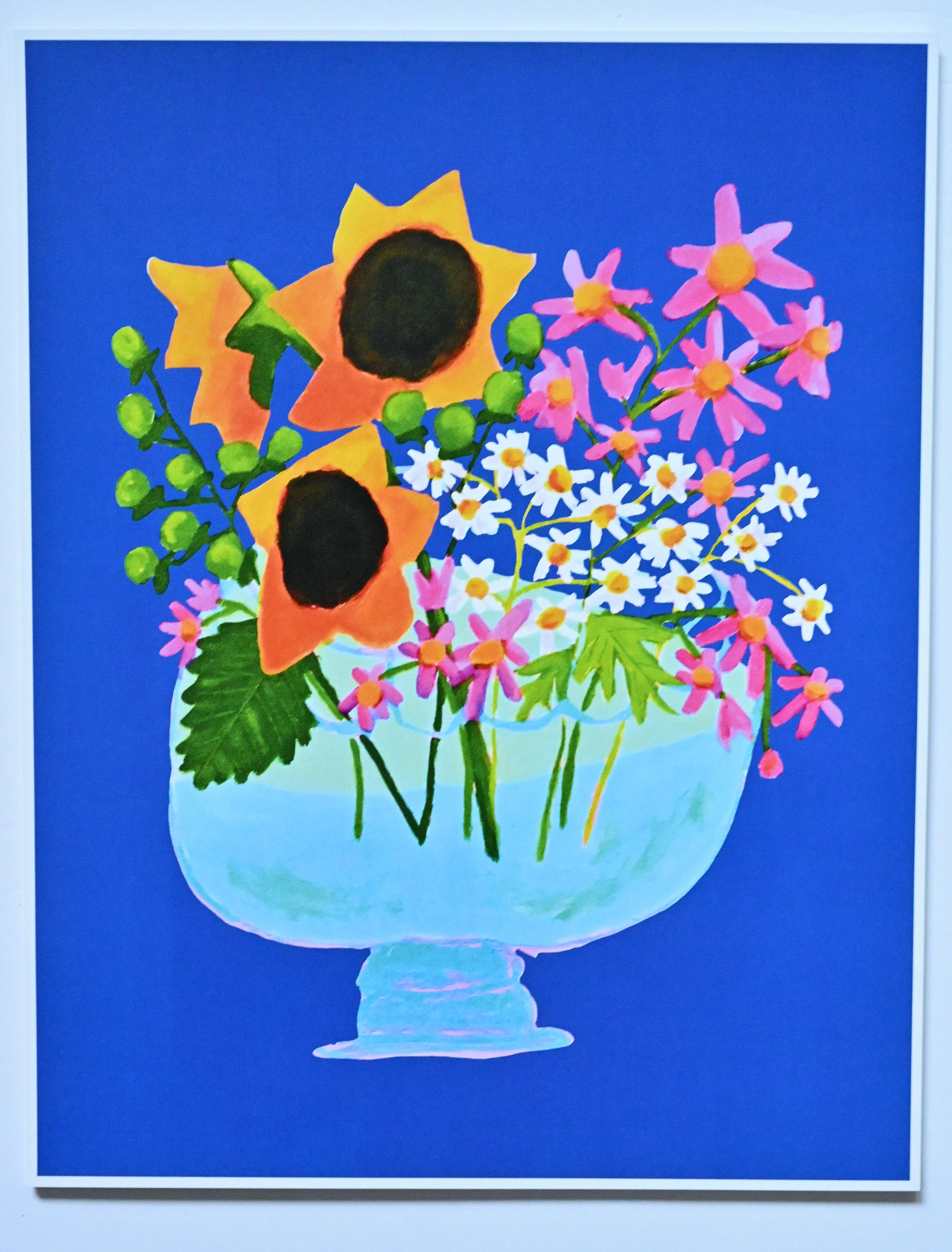 blue sunflower print (presale)