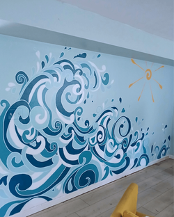 ocean mural