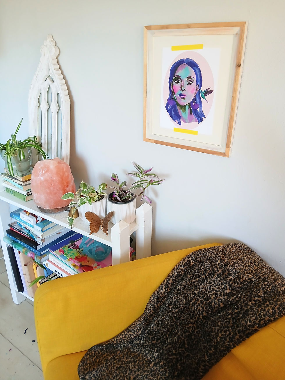 Thumbnail: Hummingbird pal: art print--multiple colors +sizes