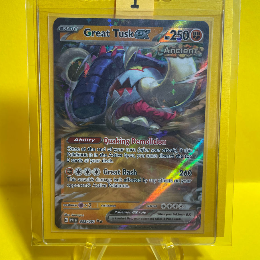 great tusk card sleeved