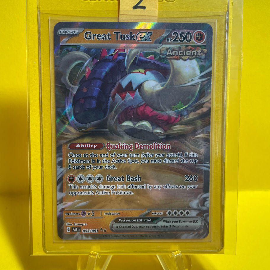 great tusk card sleeved