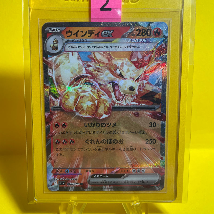arcanine card sleeved