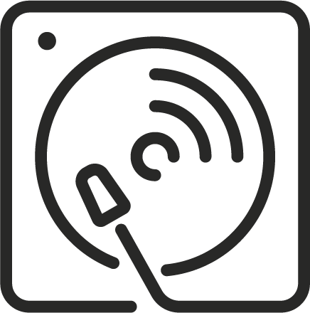 Turntable illustration icon