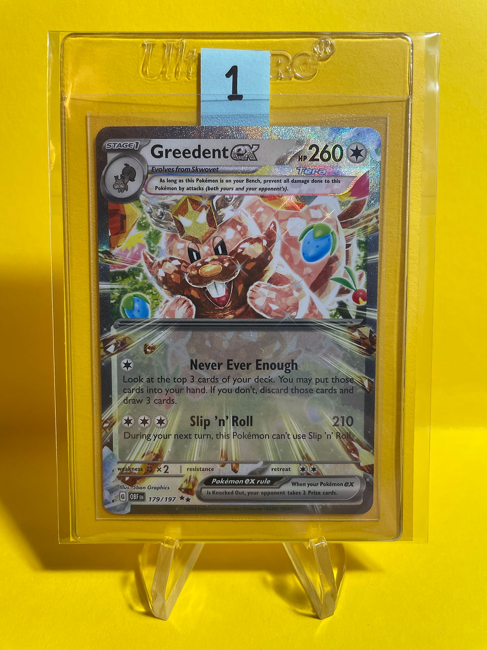 greedent card sleeved