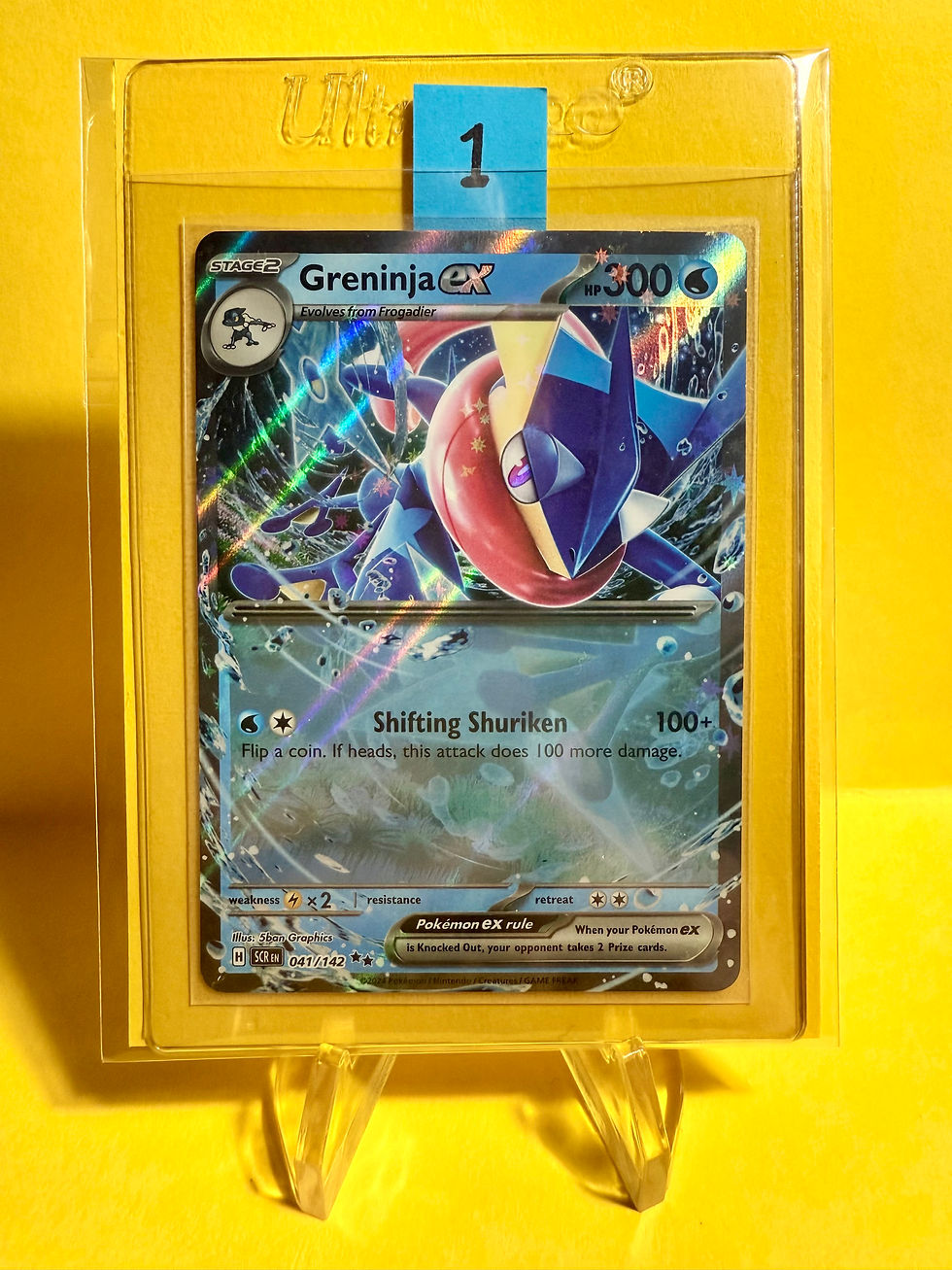 greninja card sleeved